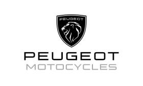 Peugeot Motocyles Logo Vertikal Weiss CMJN